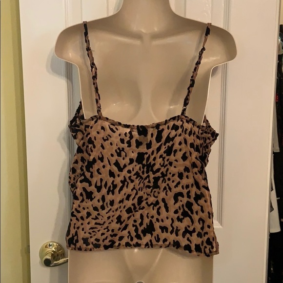 Forever 21 cheetah print sheer top- large - Picture 4 of 5
